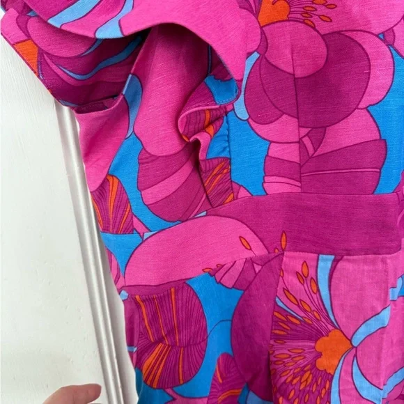 Tuckernuck Pink and Blue Floral Dress - Picture 3 of 9